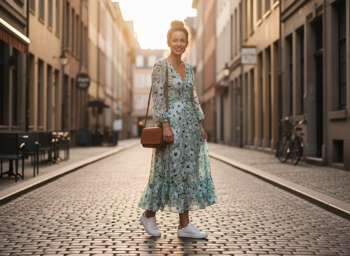 Quelle basket avec une robe : osez le look chic et décontracté - Image 2