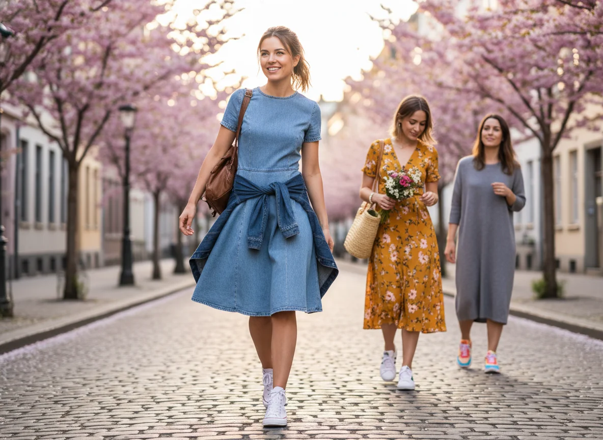 Quelle basket avec une robe : osez le look chic et décontracté - Image 3