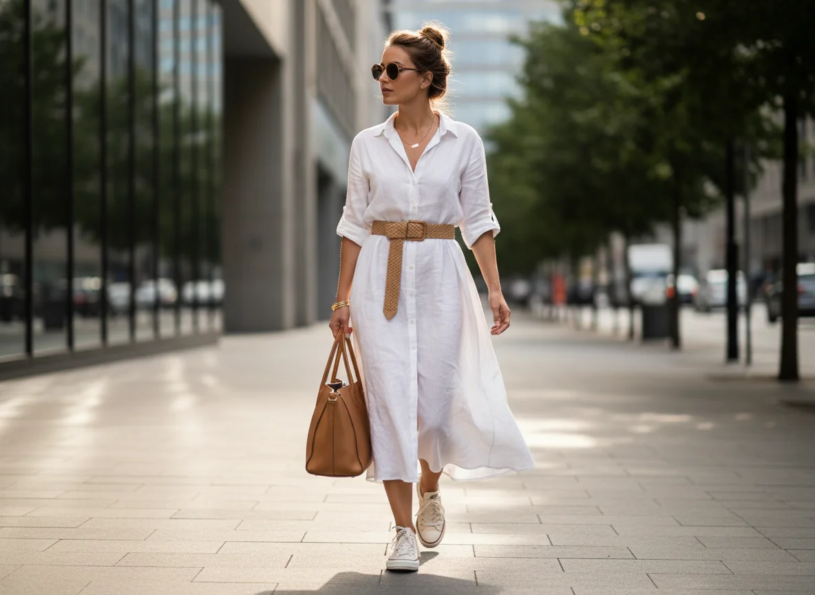 Quelle basket avec une robe : osez le look chic et décontracté - Image 4