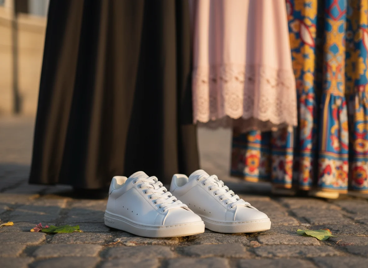 Quelle basket avec une robe : osez le look chic et décontracté - Image 6