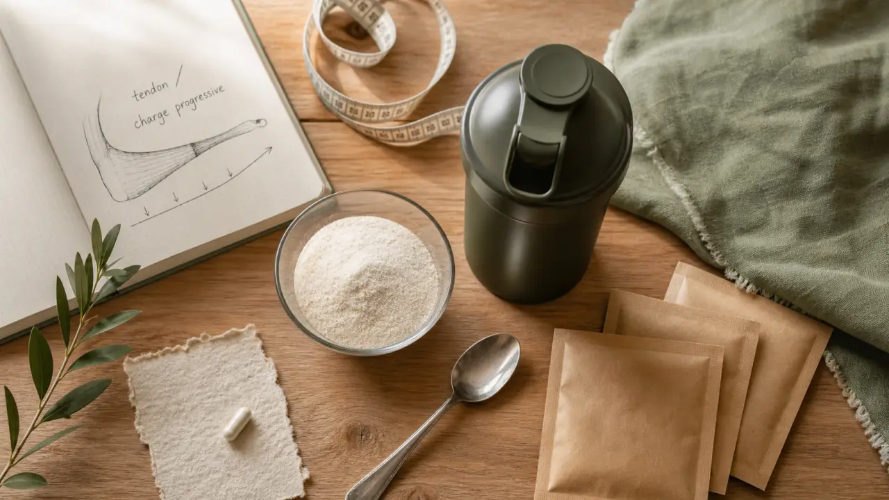 Complément alimentaire pour renforcer les tendons : collagène, curcumine et critères de choix