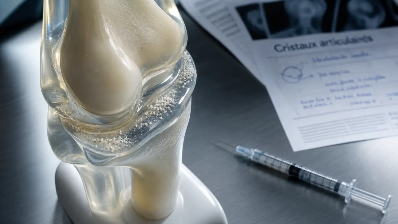 Cristaux dans les articulations : reconnaître la goutte, la chondrocalcinose et la pseudogoutte