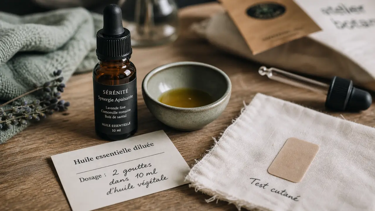 Dilution d’une huile essentielle : peau, supports adaptés et erreurs à éviter