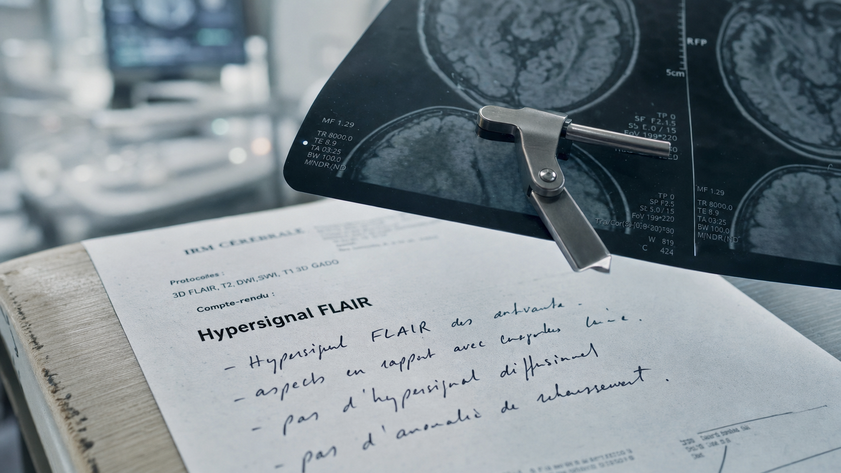 Hypersignaux FLAIR et vertiges, IRM cérébrale clinique