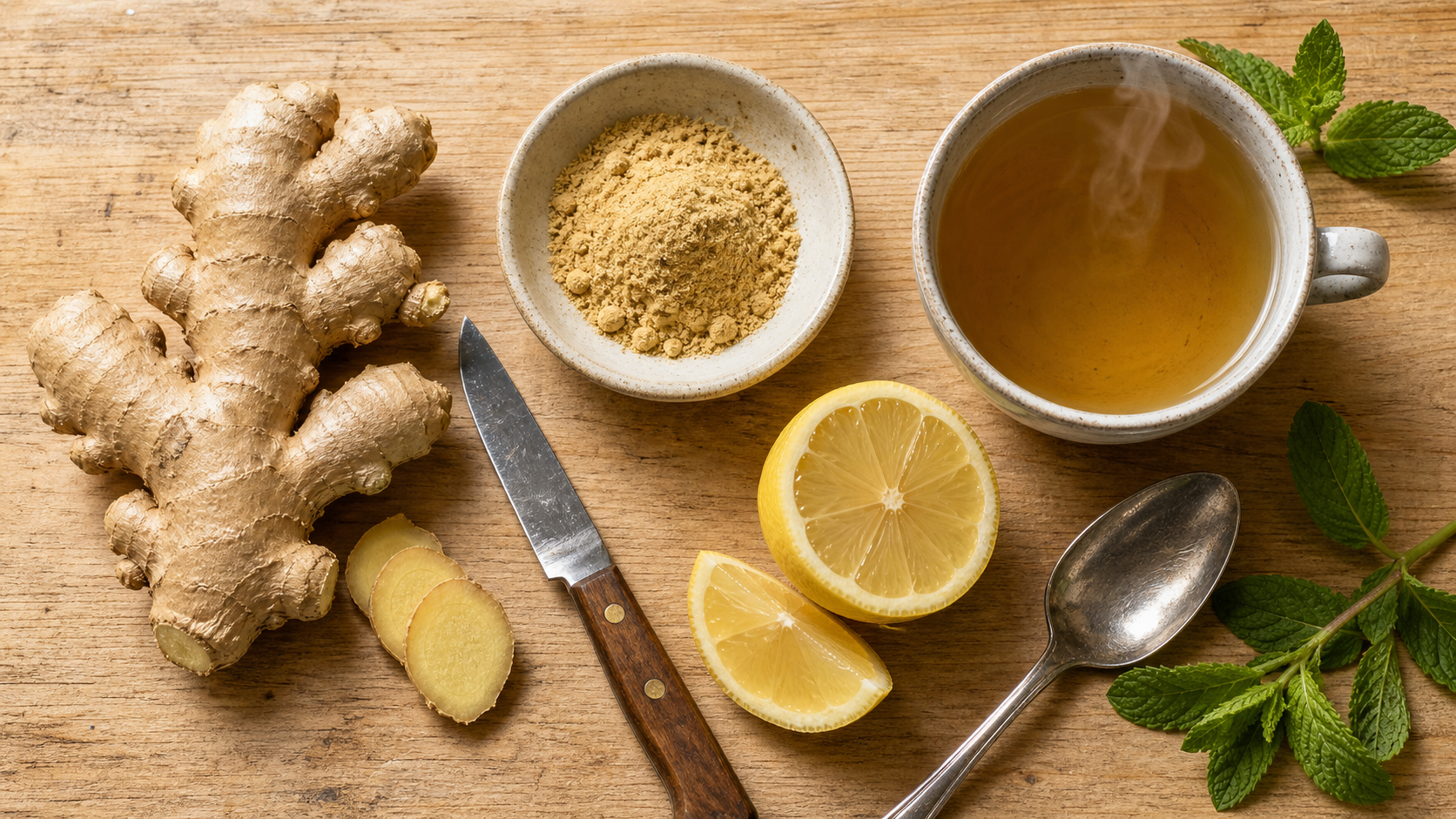 Gingembre : digestion, nausées et précautions selon la forme