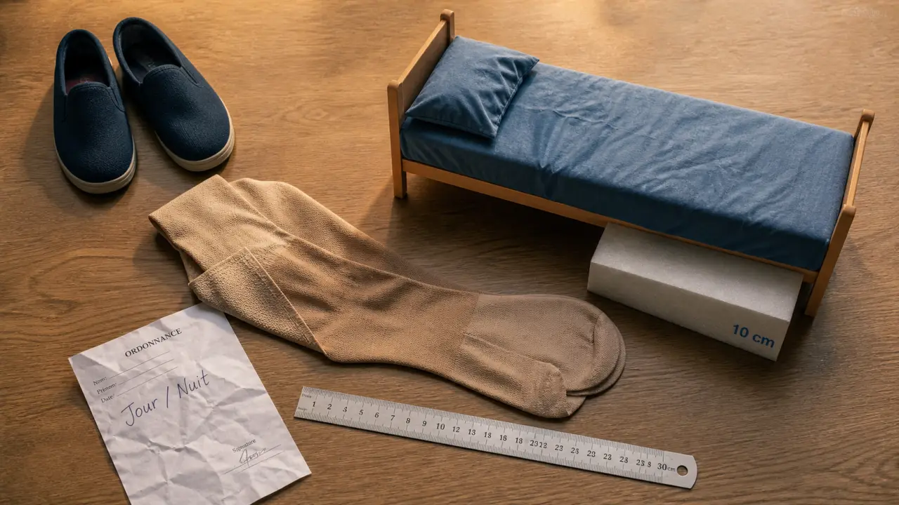Bas de contention après opération la nuit : quand les garder et quand les retirer