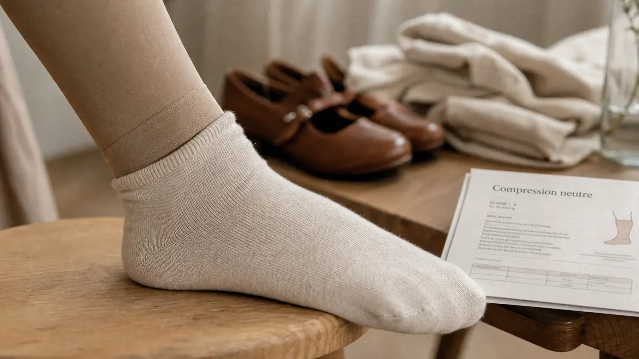 Peut-on porter des chaussettes par-dessus des bas de contention ? Oui, mais avec chaleur, souplesse et sans serrage