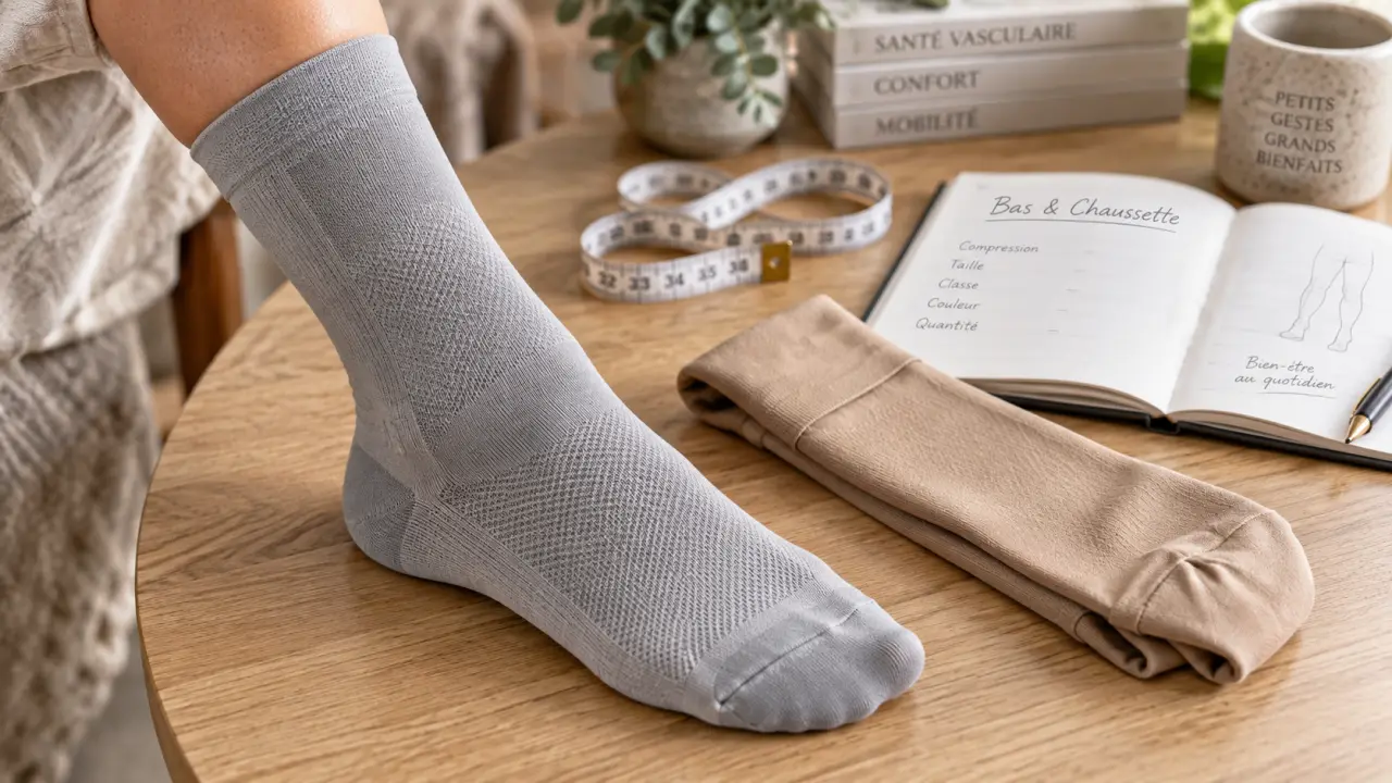 Bas de contention ou chaussettes : choisissez selon la zone à couvrir