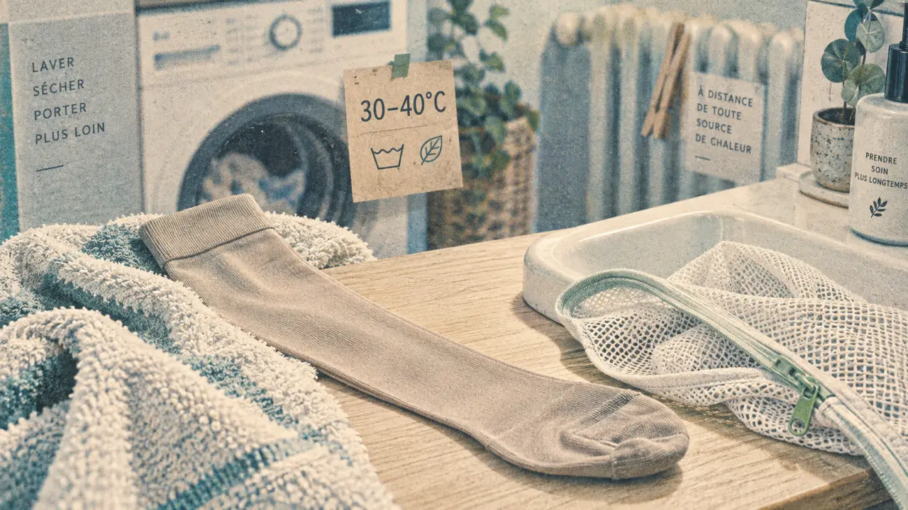 Comment laver des bas de contention : lavage quotidien et préservation de la compression