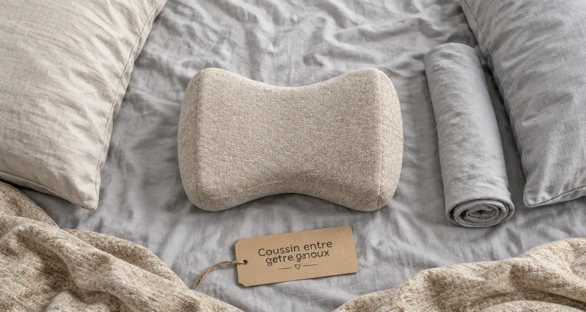 Coussin entre les jambes : le mauvais réglage peut aggraver vos douleurs