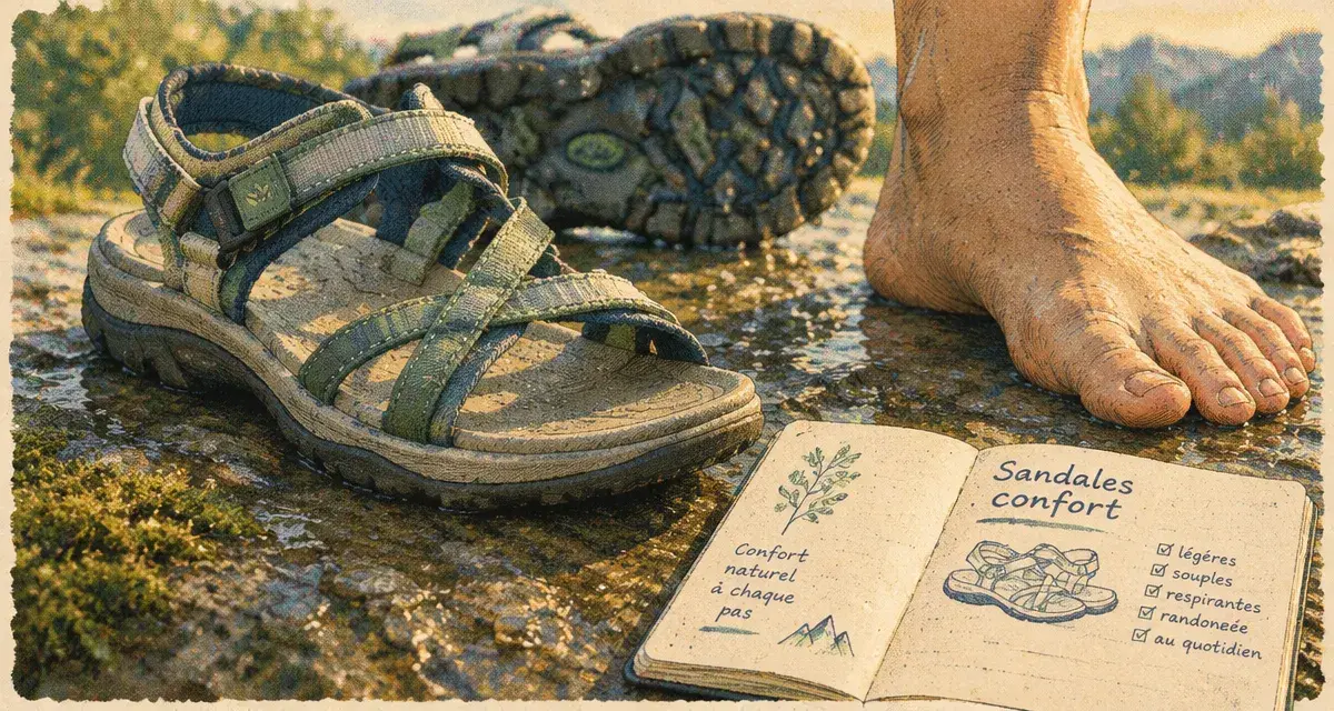 Sandales de randonnée pour femme aux pieds sensibles : privilégier le maintien, la fraîcheur et la protection